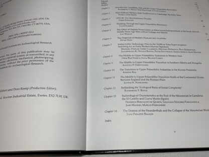 The Upper Palaeolithic Revolution in Global Perspective: Papers in Honour of Sir Paul Mellars - Image 3