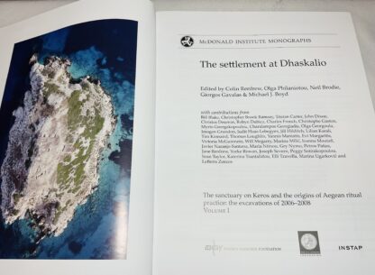 The Settlement at Dhaskalio: Volume 1 - The Sanctuary on Keros and the Origins of Aegean Ritual Practice: The Excavations of 2006-2008) - Image 3