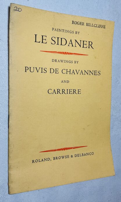Paintings by Le Sidaner: Drawings by Puvis de Chevannes and Carrière