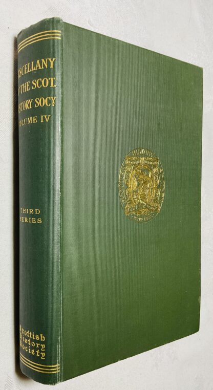 Miscellany of the Scottish History Society [Fourth volume] - Commentary on the Expedition to Scotland Made by Charles Edward Stuart Prince of Wales