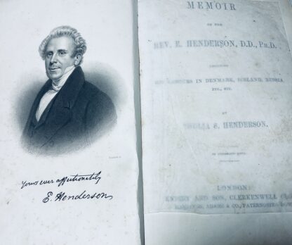 Memoir of the Rev. E. Henderson Including His Labours in Denmark, Iceland, Russia, Etc - Image 3