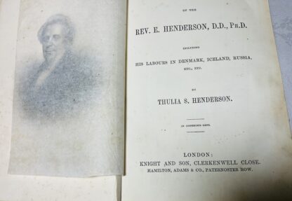 Memoir of the Rev. E. Henderson Including His Labours in Denmark, Iceland, Russia, Etc - Image 4