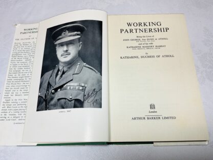 Working Partnership: Being the lives of John George, 8th Duke of Atholl and of his wife Katharine Marjory Ramsay - Image 3
