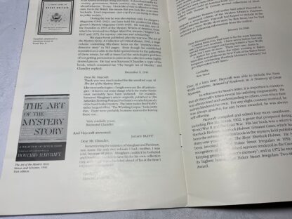 Howard Haycraft and the Art of Detective Fiction: An Exhibit June 11 - July 31, 1995 - Image 2