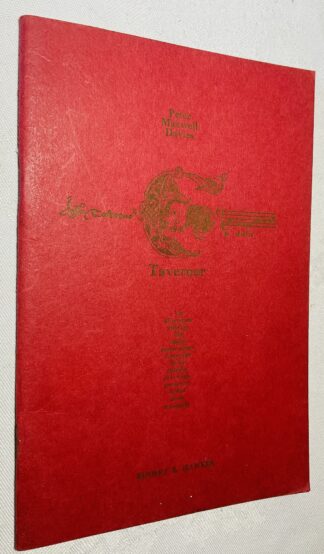 Taverner: An Opera in Two Acts [Libretto]