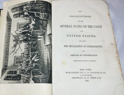 The Constitutions of the Several States of the Union and United States, including the Declaration of Independence and Articles of Confederation - Image 3