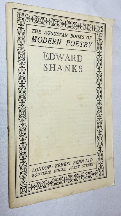 The Augustan Books of Modern Poetry:  Edward Shanks