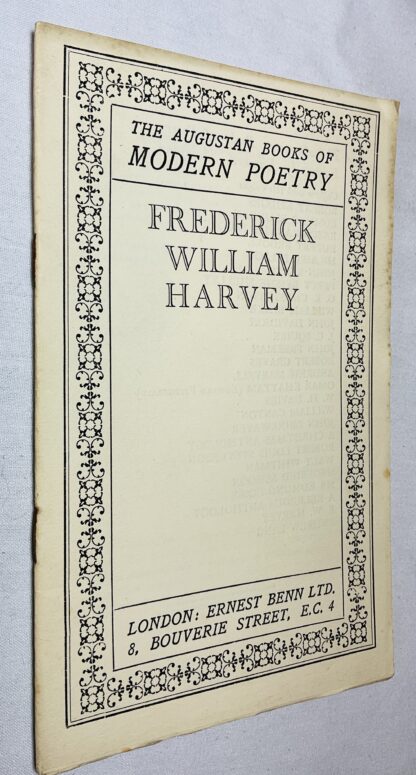 The Augustan Books of Modern Poetry: Frederick William Harvey