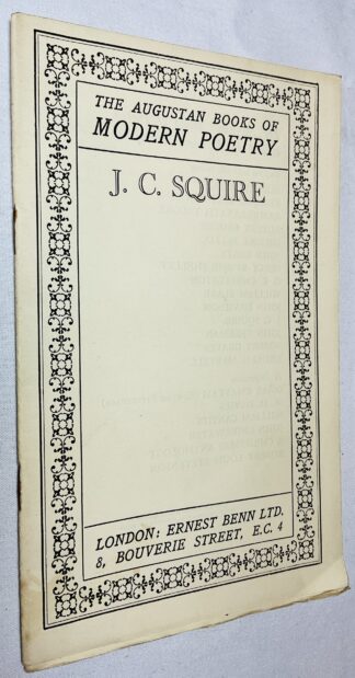 The Augustan Books of Modern Poetry: J.C. Squire