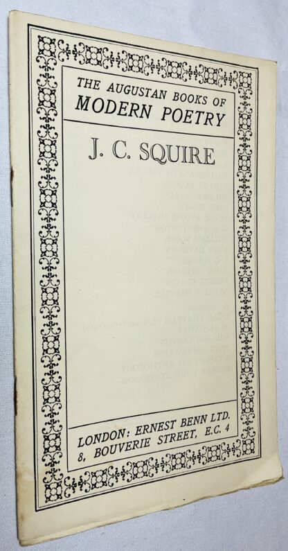 The Augustan Books of Modern Poetry: J.C. Squire