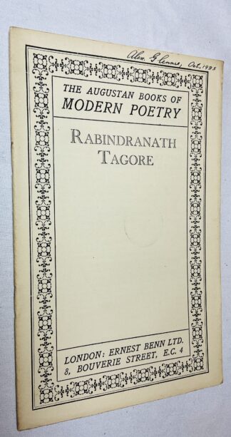 The Augustan Books of Modern Poetry: Rabindranath Tagore