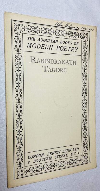 The Augustan Books of Modern Poetry: Rabindranath Tagore