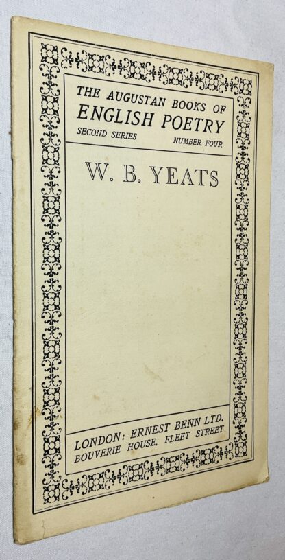The Augustan Books of Modern Poetry:  W.B. Yeats,