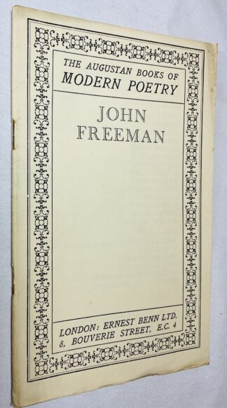 The Augustan Books of Modern Poetry:  John Freeman