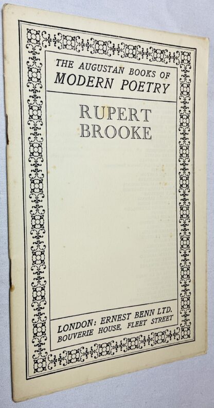 The Augustan Books of Modern Poetry: Rupert Brooke