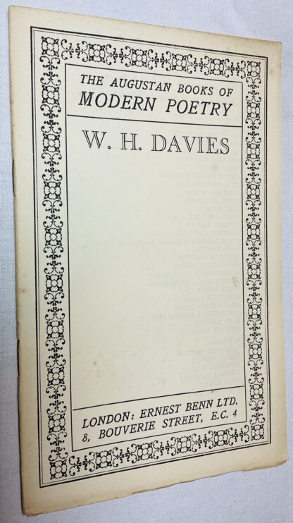 The Augustan Books of Modern Poetry: W.H. DAVIES
