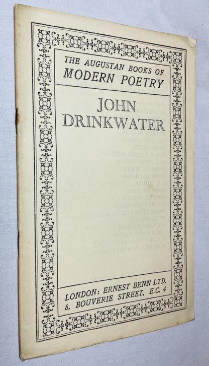 The Augustan Books of Modern Poetry: John Drinkwater
