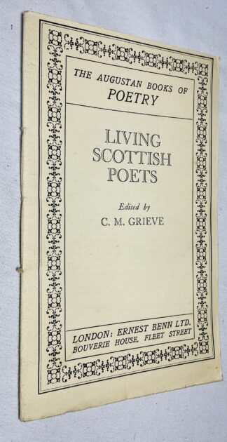 The Augustan Books of Poetry: Living Scottish Poets