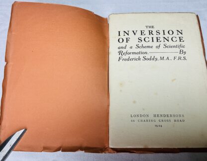 The Inversion Of Science and a Scheme of Scientific Reformation - Image 2