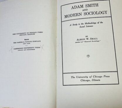 Adam Smith and Modern Sociology: A Study in the Methodology of the Social Sciences - Image 2
