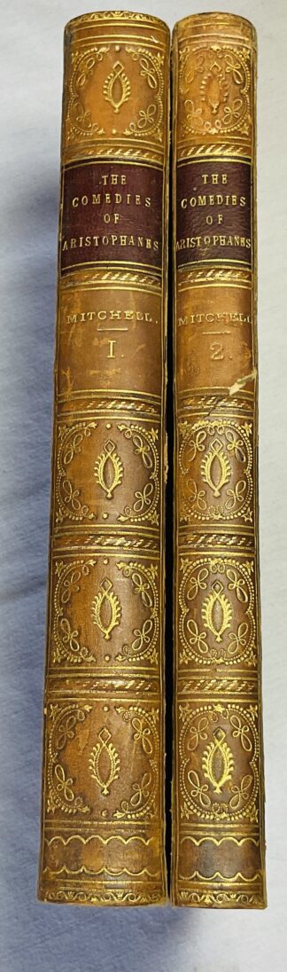 The Comedies of Aristophanes [ 2 volume set in half leather]