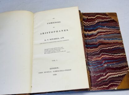The Comedies of Aristophanes [ 2 volume set in half leather] - Image 2