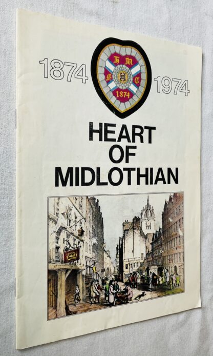 Heart Of Midlothian Centenary Brochure 1874-1974
