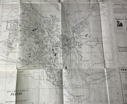 Burrow's Reference Map of Perth - Image 2