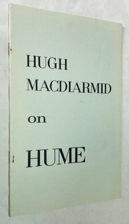 Hugh Macdiarmid on Hume -  The Man of (almost) Independent Mind