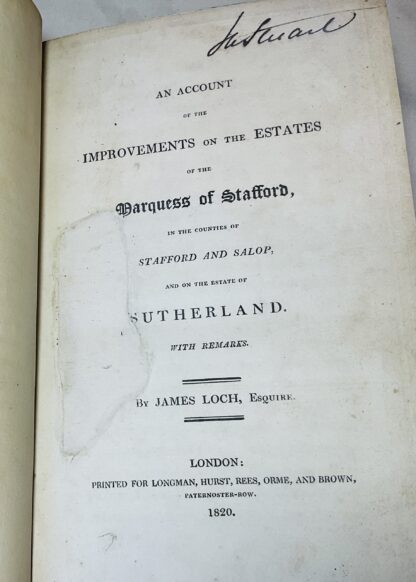 An Account of the Improvements on the Estates of the Marquess of Stafford, in the Counties of Stafford and Salop, and on the Estate of Sutherland: Part 1 - Sutherland - Image 3