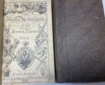 The Martial Atchievements of the Scots Nation  [4 volumes in 2, complete] Volume I: Being an Account of the Lives, Characters, and memorable Actions of such Scotsmen as have Signaliz'd themselves by the Sword at Home and Abroad. And a Survey of the Military Tansactions wherein Scotland or Scotsmen have been remarkably concern'd, from the first Establishment of the Scots Monarchy to this present Time. Volume II: A full, complete and genuine History of Scotland, from the Year of God 1329, to the year 1514; with a clear and demonstrative Confutation of the Errors of former Writers, whether Domestick or Foreign: and a Survey of the Military Transactions wherein Scotland or Scotsmen were remarkably concerned during that Period of Time. - Image 3