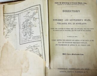 Directory of Noblemen and Gentlemen's Seats, Villages, Etc. In Scotland : Giving the Counties in Which They are Situated, the Post-Towns to Which Each is Attached and the Name of The Resident.