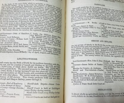 Directory of Noblemen and Gentlemen's Seats, Villages, Etc. In Scotland : Giving the Counties in Which They are Situated, the Post-Towns to Which Each is Attached and the Name of The Resident. - Image 4