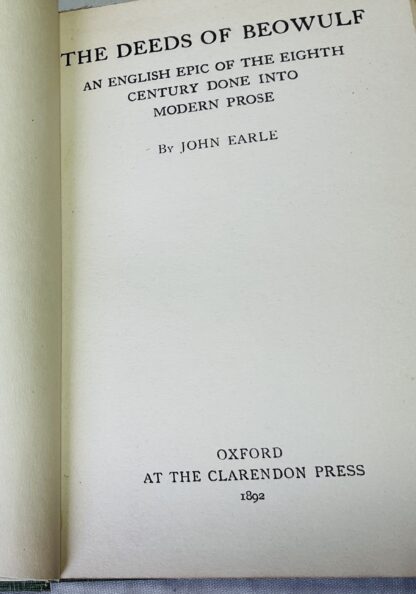 The Deeds of Beowulf: An English Epic of the Eighth Century Done into Modern Prose - Image 2
