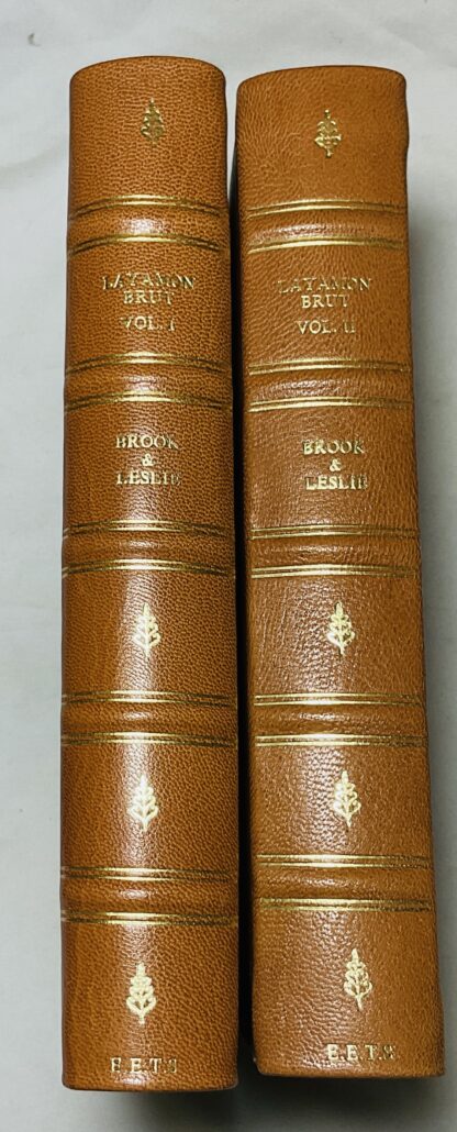 LAYAMON BRUT Edited from British Museum MS Cotton Caligula A IX and British Museum MS Cotton Otho C XIII Volume I Text (Lines 1-8020) [&] Volume II Text (Lines 8021-End) [Set of two volumes]