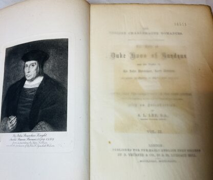 The Boke of Duke Huon of Burdeaux / done into English by Sir John Bourchier, lord of Berners, and printed by Wynkyn de Worde about 1534 A.D. ; Edited from the unique copy of the first edition, now in the possession of the Earl of Crawford and Balcarres, with an introduction, by S.L. Lee. Part II and Part III - Image 3
