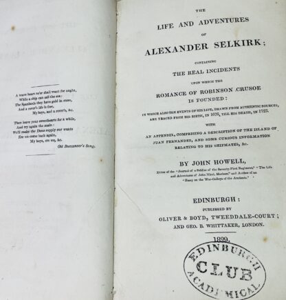 The Life and Adventures of Alexander Selkirk: Containing the Real Incidents Upon Which the Romance of Robinson Crusoe is Founded: in Which Also the Events of his Life, Drawn from Authentic Sources, are Traced from his Birth, in 1676, till his Death, in 1723 - Image 4