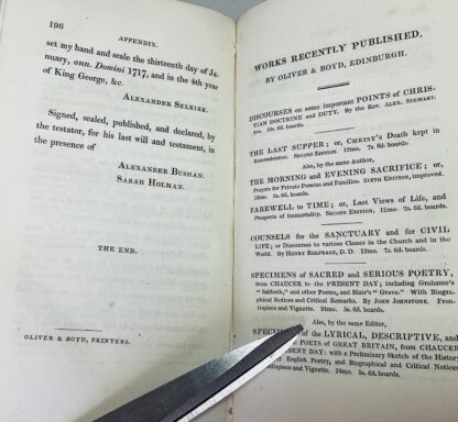 The Life and Adventures of Alexander Selkirk: Containing the Real Incidents Upon Which the Romance of Robinson Crusoe is Founded: in Which Also the Events of his Life, Drawn from Authentic Sources, are Traced from his Birth, in 1676, till his Death, in 1723 - Image 5