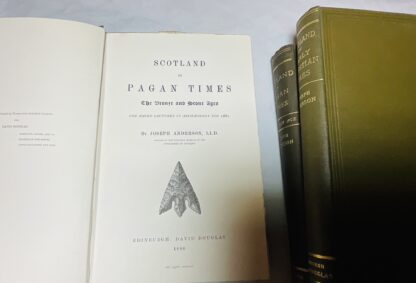 Scotland in Pagan Times: The Bronze and Stone Ages; The Iron Age; Scotland in Early Christian Times [ Three volume set: The Rhind Lectures in Archaeology] - Image 2