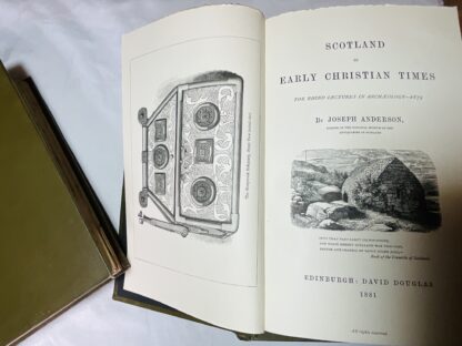 Scotland in Pagan Times: The Bronze and Stone Ages; The Iron Age; Scotland in Early Christian Times [ Three volume set: The Rhind Lectures in Archaeology] - Image 3