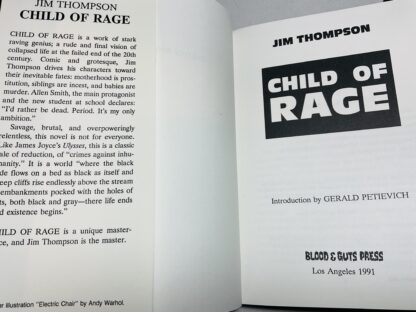 Child of Rage [Limited first hardback edition signed by Gerald Petievich] - Image 2
