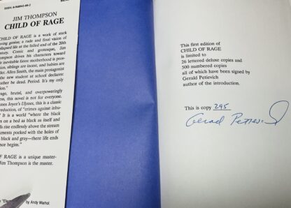 Child of Rage [Limited first hardback edition signed by Gerald Petievich] - Image 3