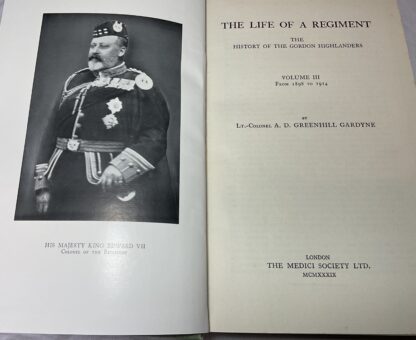 The Life of a Regiment: The History of the Gordon Highlanders,  Volume 3,1898-1914 - Image 2