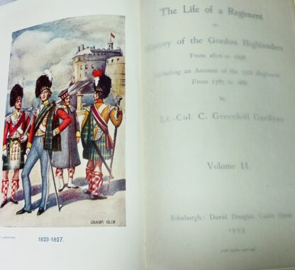 The Life of a Regiment Volume II : The History of the Gordon Highlanders from 1816-1898. Including an account of the 75th Regiment from 1787 To 1881 - Image 2