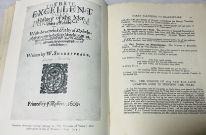 Guide to the Mss. & Printed Books Exhibited in Celebration of the Tercentenary of the First Folio Shakespeare. - Image 3