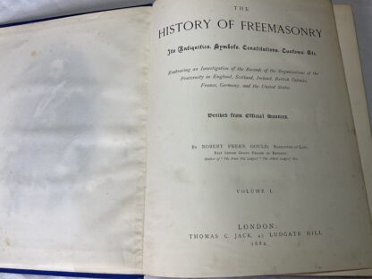 The History of Freemasonry: Its Antiquities, Symbols, Constitutions Customs, Etc. Volume I - Image 3
