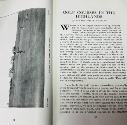 The Book Of The Highlands [Golfiana] - Image 3