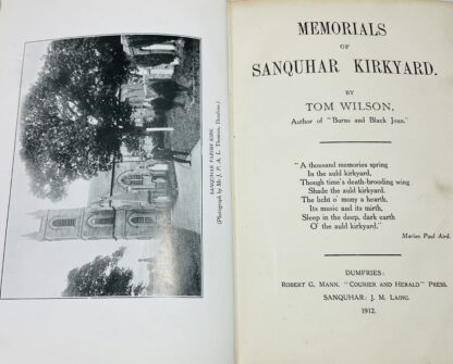 Memorials of Sanquhar Kirkyard - Image 2