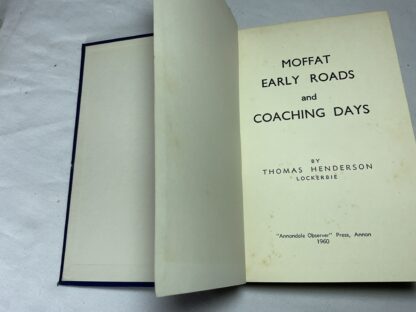Moffat Early Roads and Coaching Days - Image 2