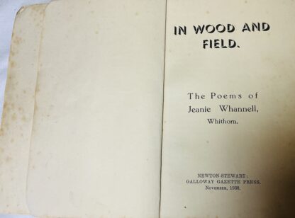 In Wood And Field: The Poems Of Jeanie Whannell - Image 3